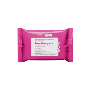 Toalhas Umedecidas Demaquilante Rosa Mosqueta C/25un
