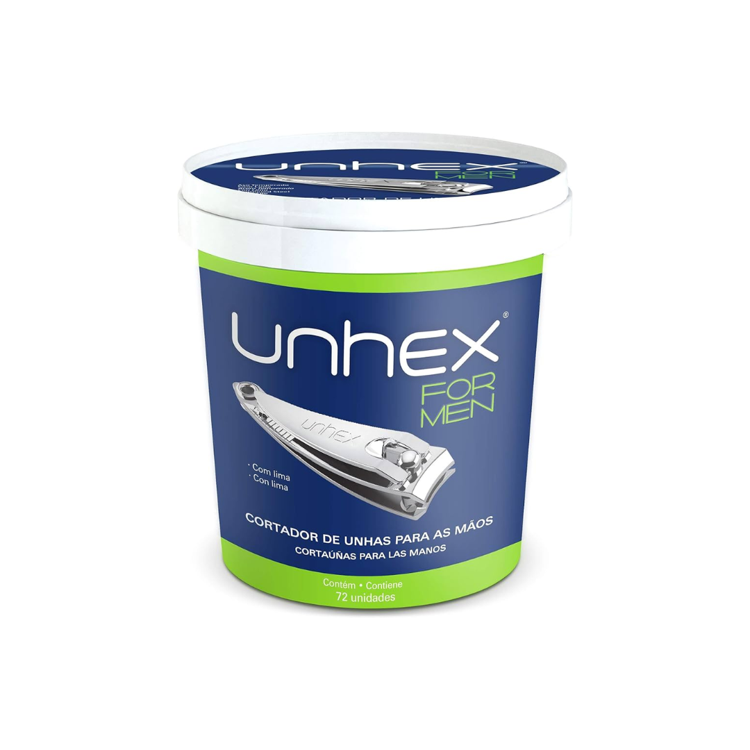 Cortador de Unhas Unhex P/mãos Pote C/72 Unid