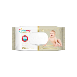 Toalhas Umedecidas Cx C/12pcts Quick Baby Premium Care C/100