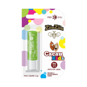 Protetor Labial Cacau Kids Fps 15 3,5gr Cores Sortidas